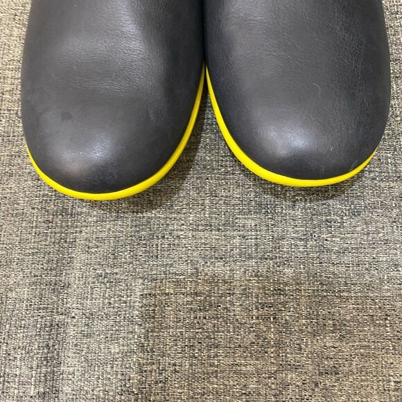 CAMPER Navy Blue Yellow Leather Loafers Men’s Size 45